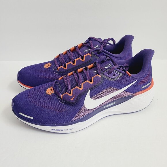 NEW Nike Air Zoom Pegasus 41 Clemson Tigers Running Shoes FZ5108-500 Size 11.5 main image 4